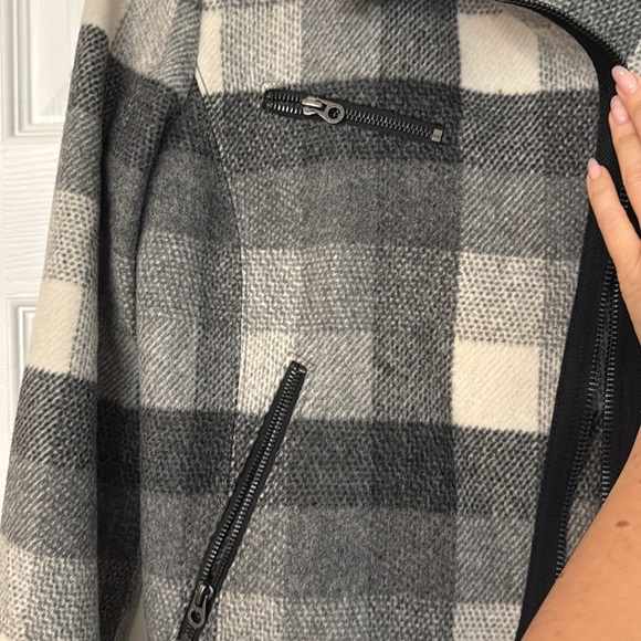 Like New Juicy Couture Wool Cropped Moto Jacket - Picture 3 of 10